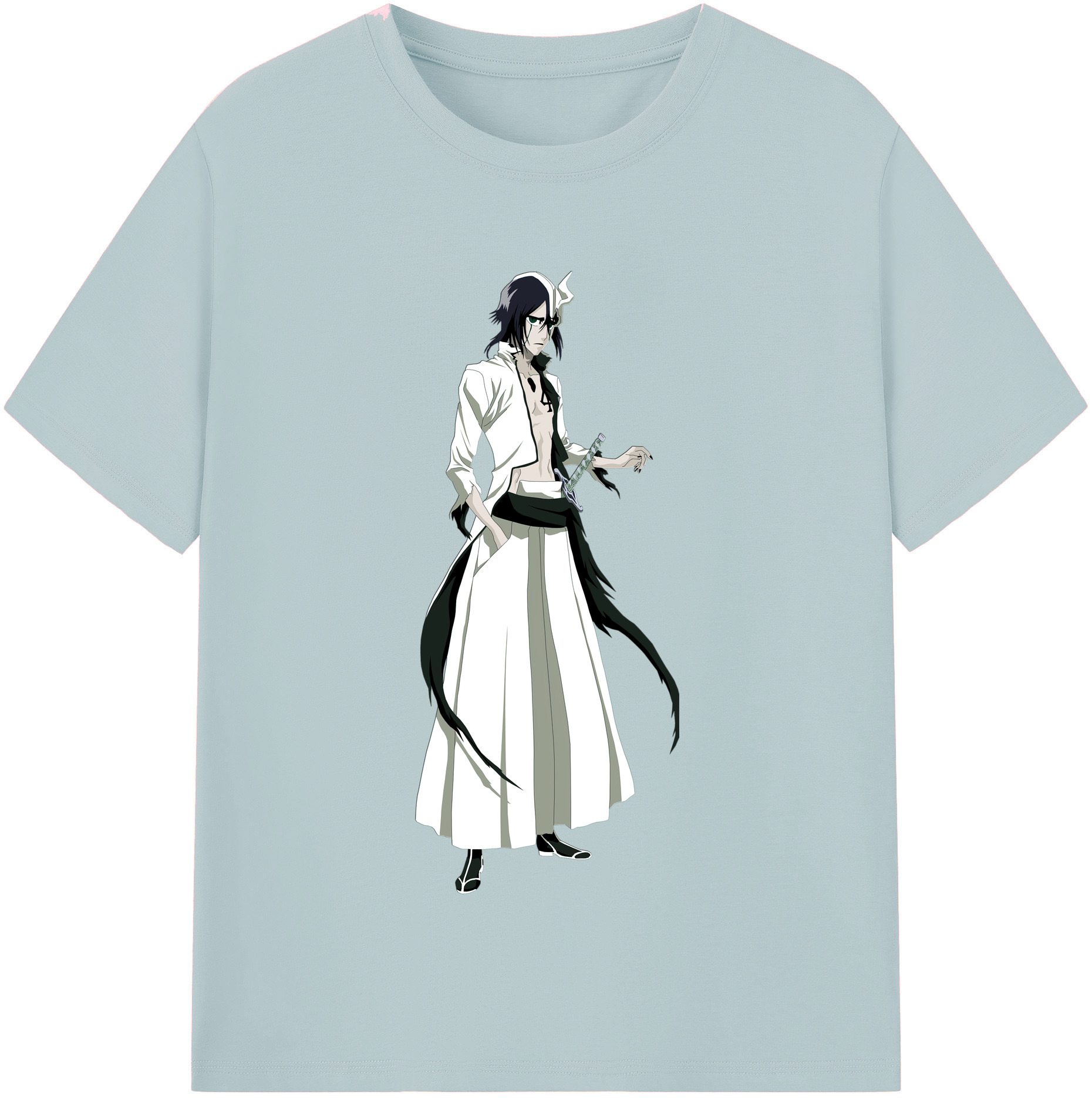 （画像用） ブリーチ ウルキオラ·シファー BLEACH Ulquiorra cifer 綿100％半袖Tシャツ（フロントプリント）
